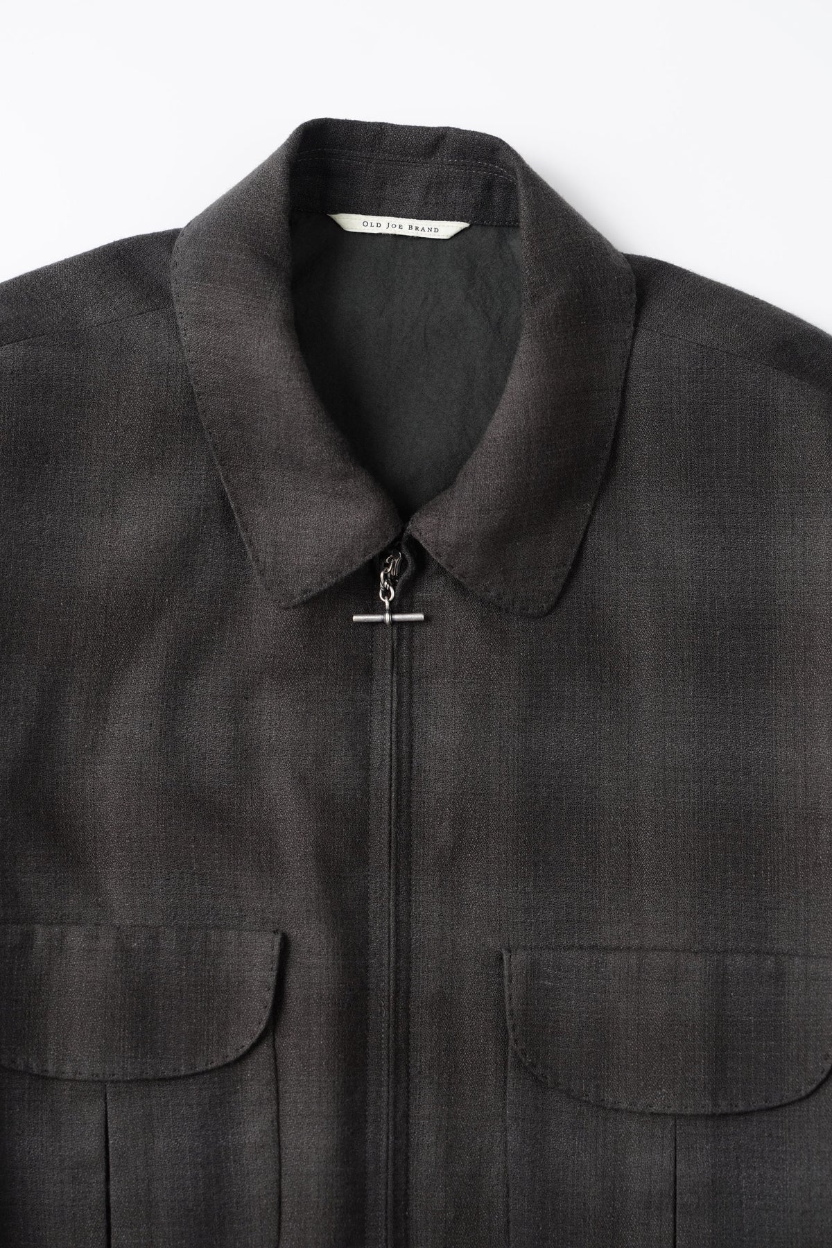 ○OLD JOE - PLEATED-POCKET RICKY JACKET - GRAPHITE PLAID