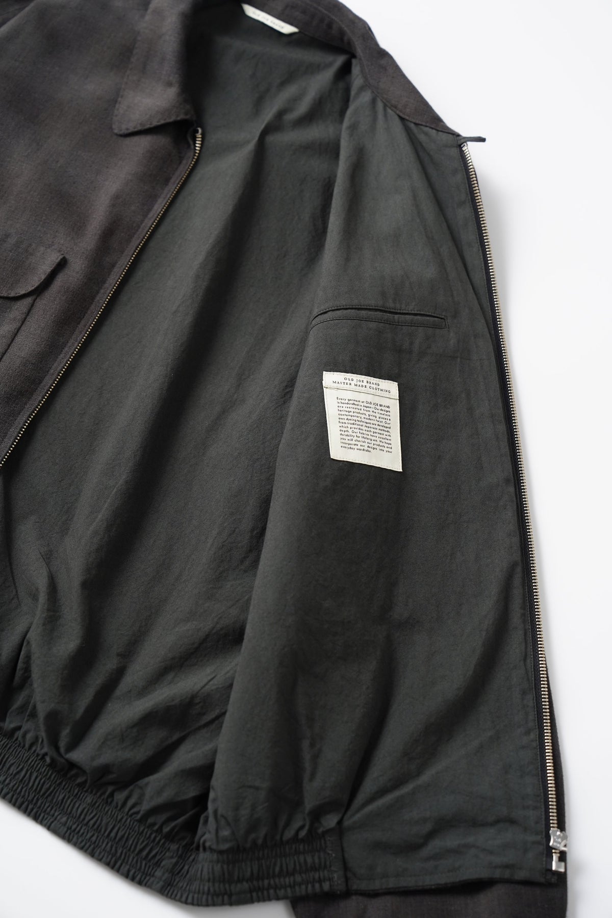 ○OLD JOE - PLEATED-POCKET RICKY JACKET - GRAPHITE PLAID