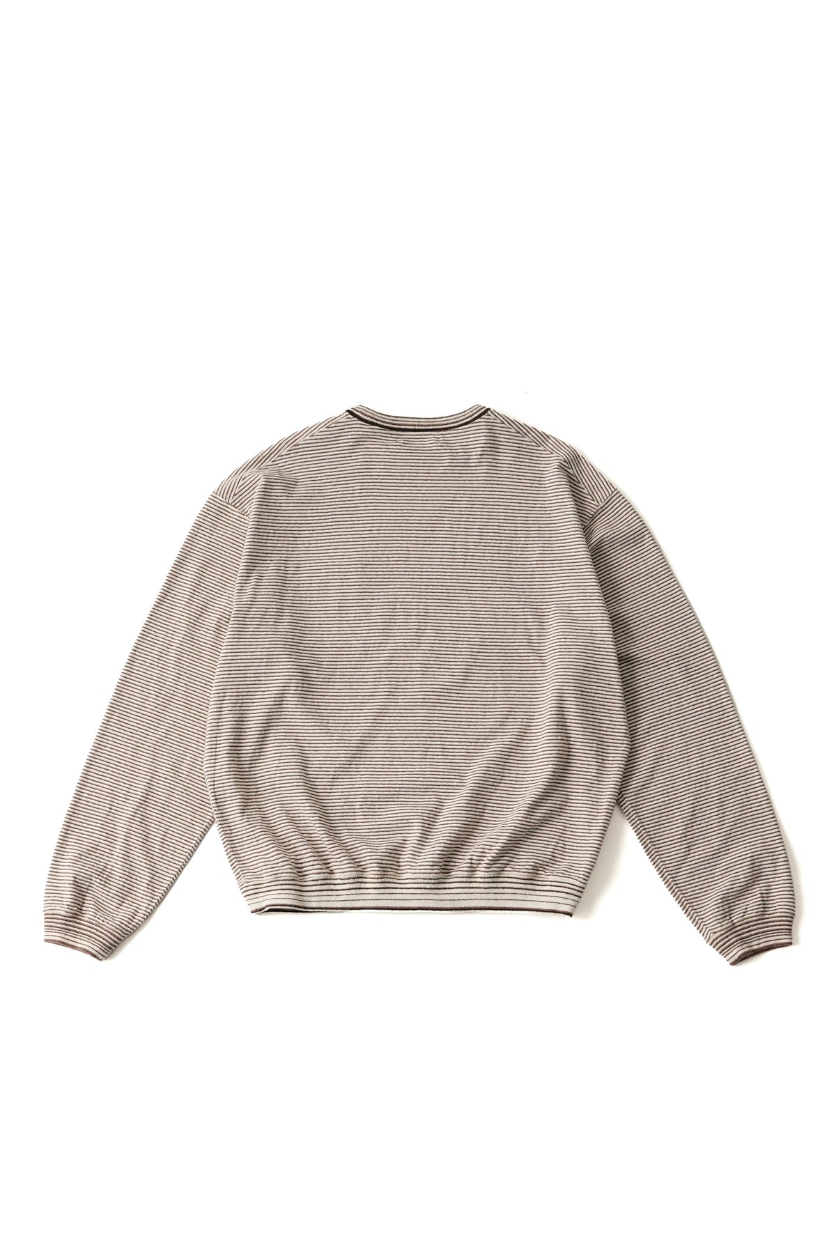 ○OLD JOE - MALTI STRIPED CREW NECK TOPS - IVORY