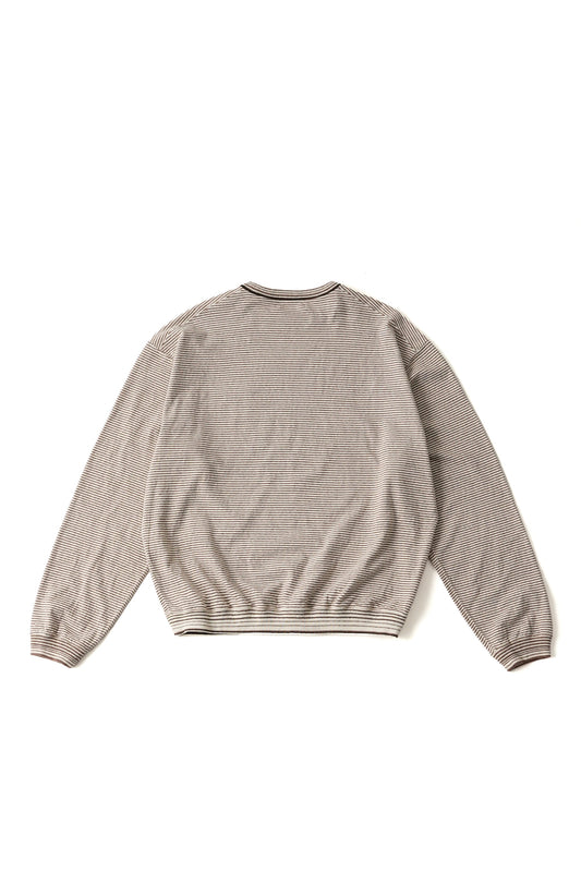 ○OLD JOE - MALTI STRIPED CREW NECK TOPS - IVORY