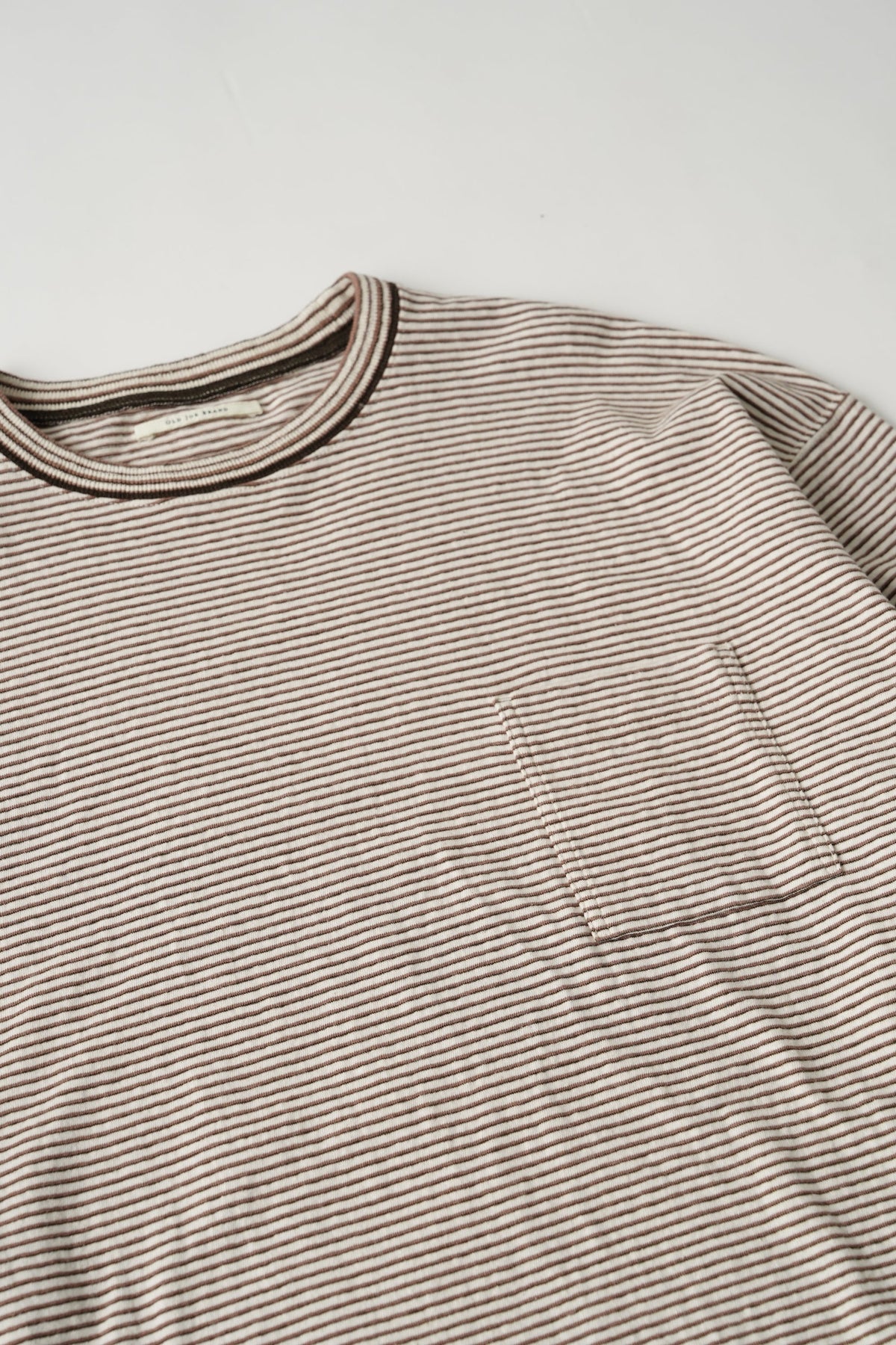 ○OLD JOE - MALTI STRIPED CREW NECK TOPS - IVORY