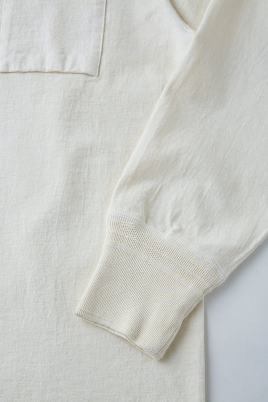 ○OLD JOE - LONG SLEEVE TUBE TEE - RAW WHITE