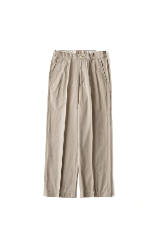 ○OLD JOE - FRONT TUCK ARMY TROUSER - DUNE