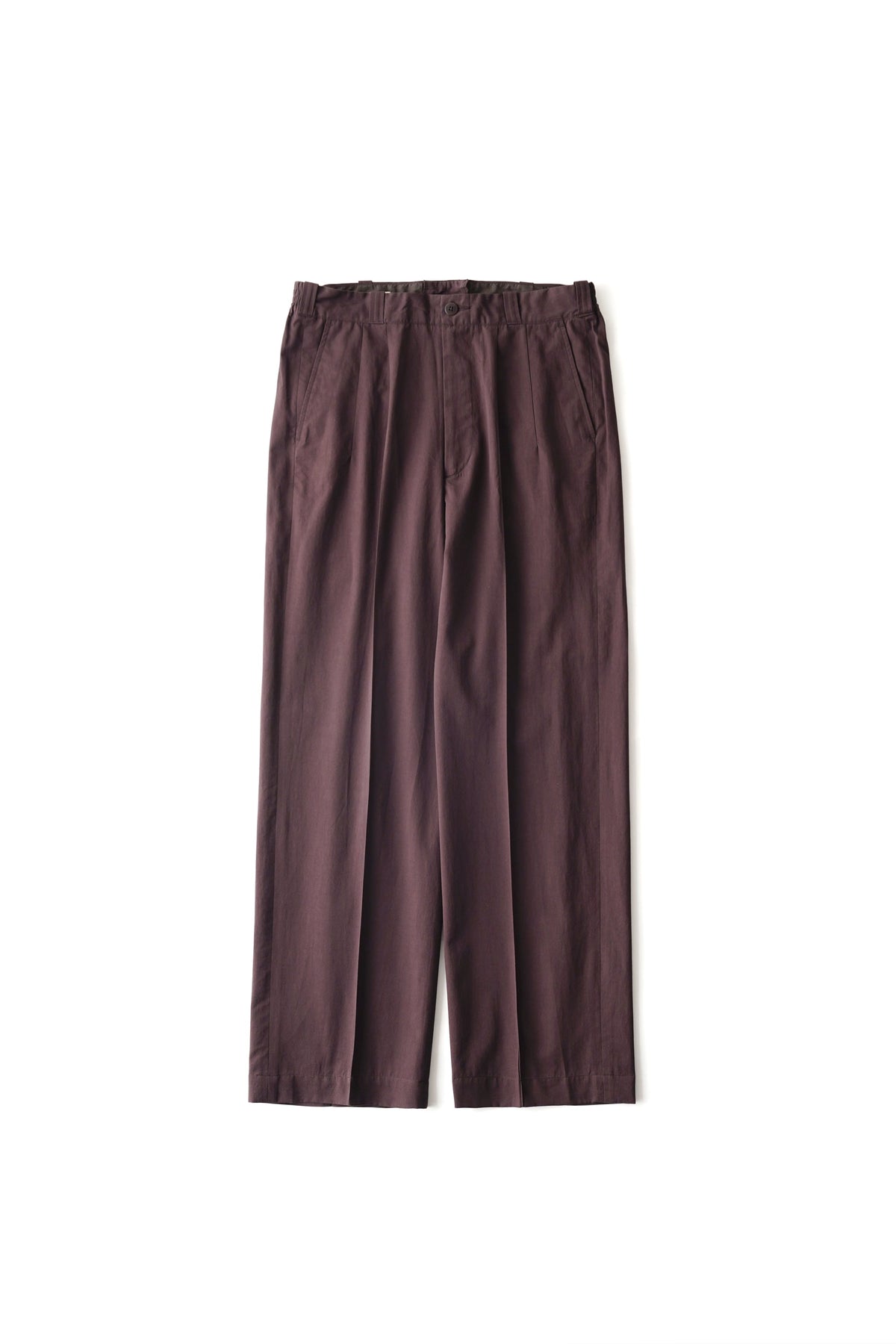 ○OLD JOE - FRONT TUCK ARMY TROUSER - PORT