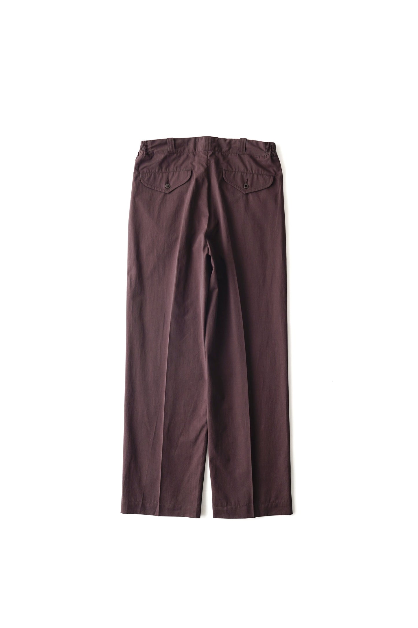 ○OLD JOE - FRONT TUCK ARMY TROUSER - PORT