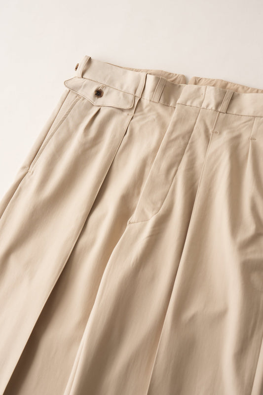 ○OLD JOE - DOUBLE-PLEATED BUGS TROUSER - DUNE