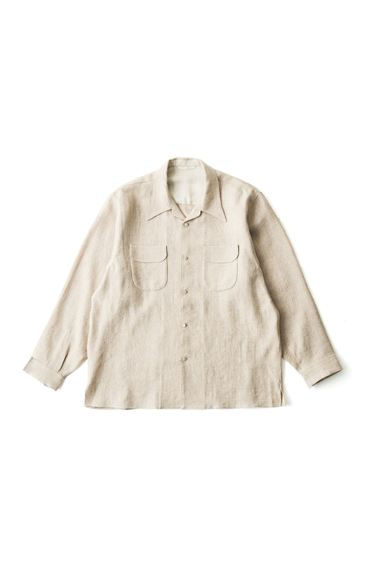 ○OLD JOE - SWALLOW COLLAR NASSOU SHIRTS - FOG