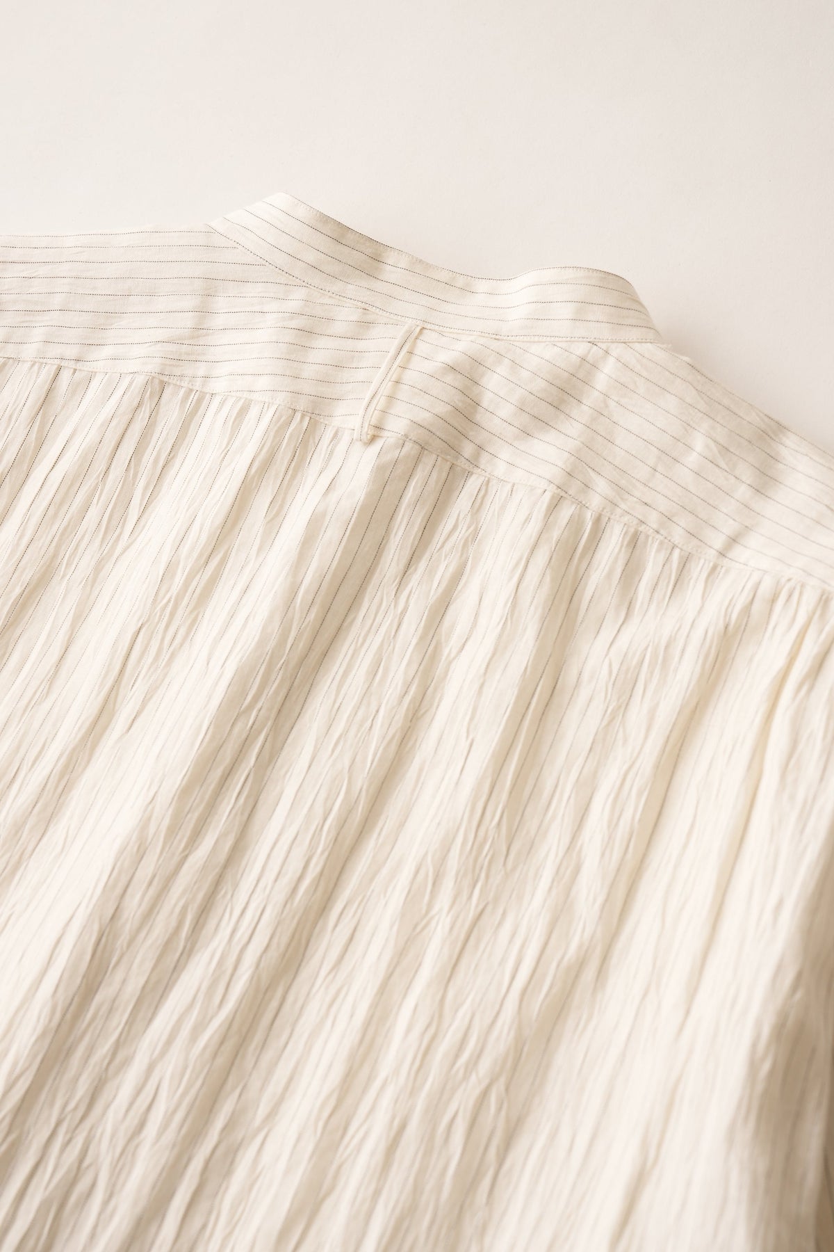 ●OLD JOE - BAND COLLAR LONG TAIL SHIRTS - STRIPE