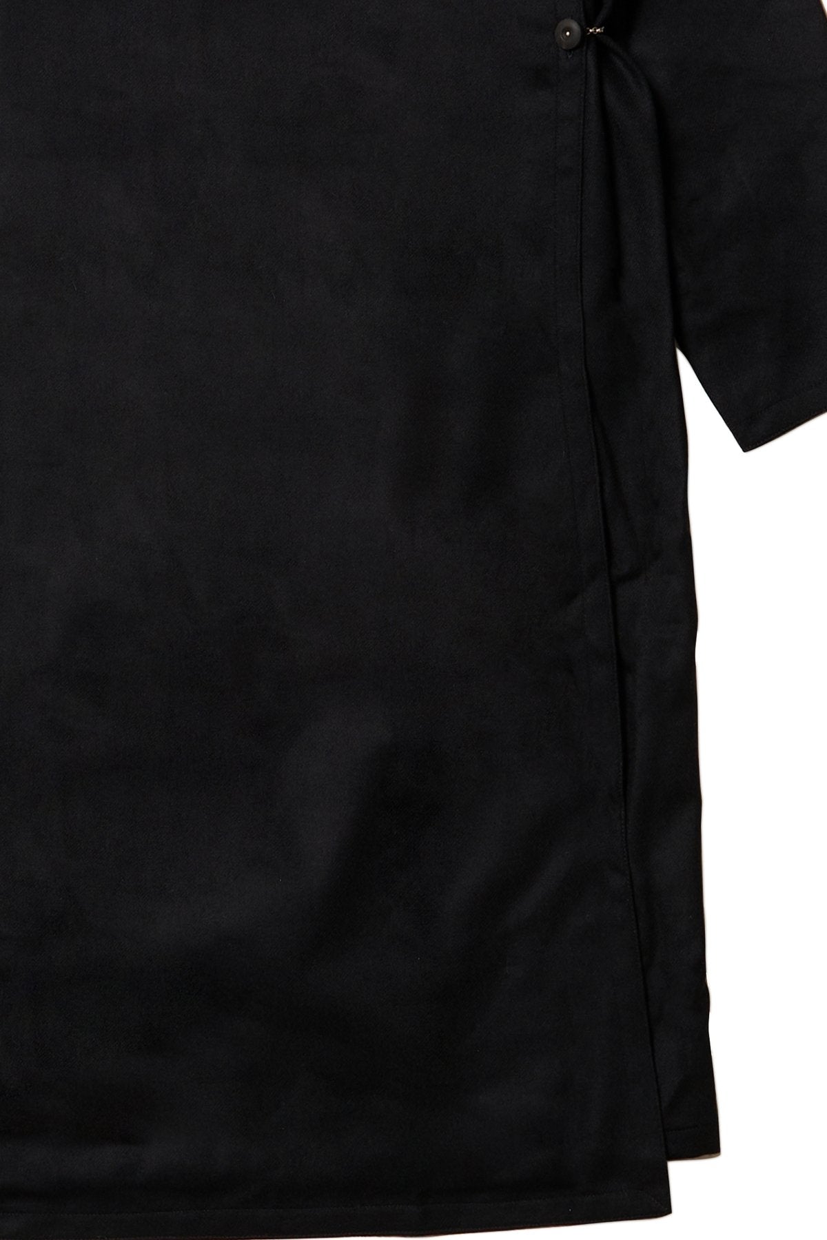 Parchmenter toogood - THE PARCHMENTER DRESS WOOL CASH FLANNEL - FLINT – PHAETON