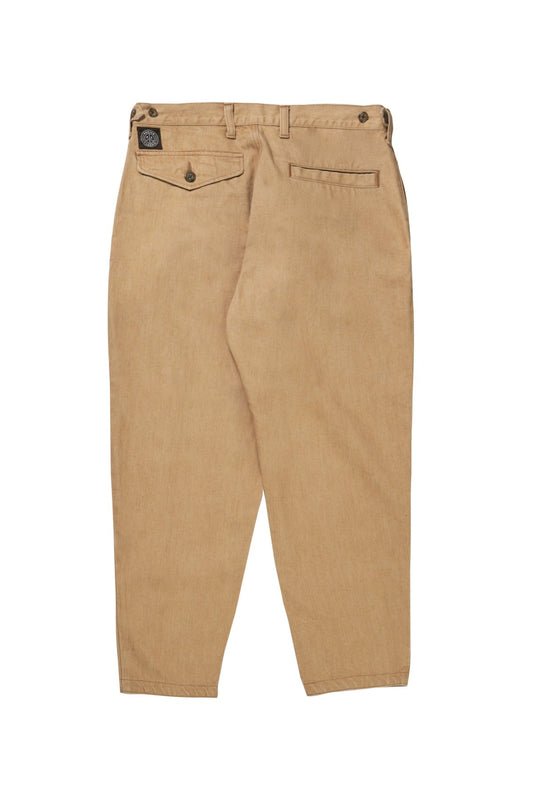 Porter Classic ★★★ - FORMAL DENIM PANTS - BEIGE