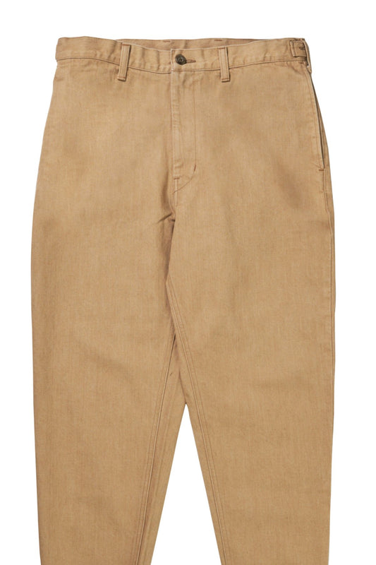 Porter Classic ★★★ - FORMAL DENIM PANTS - BEIGE