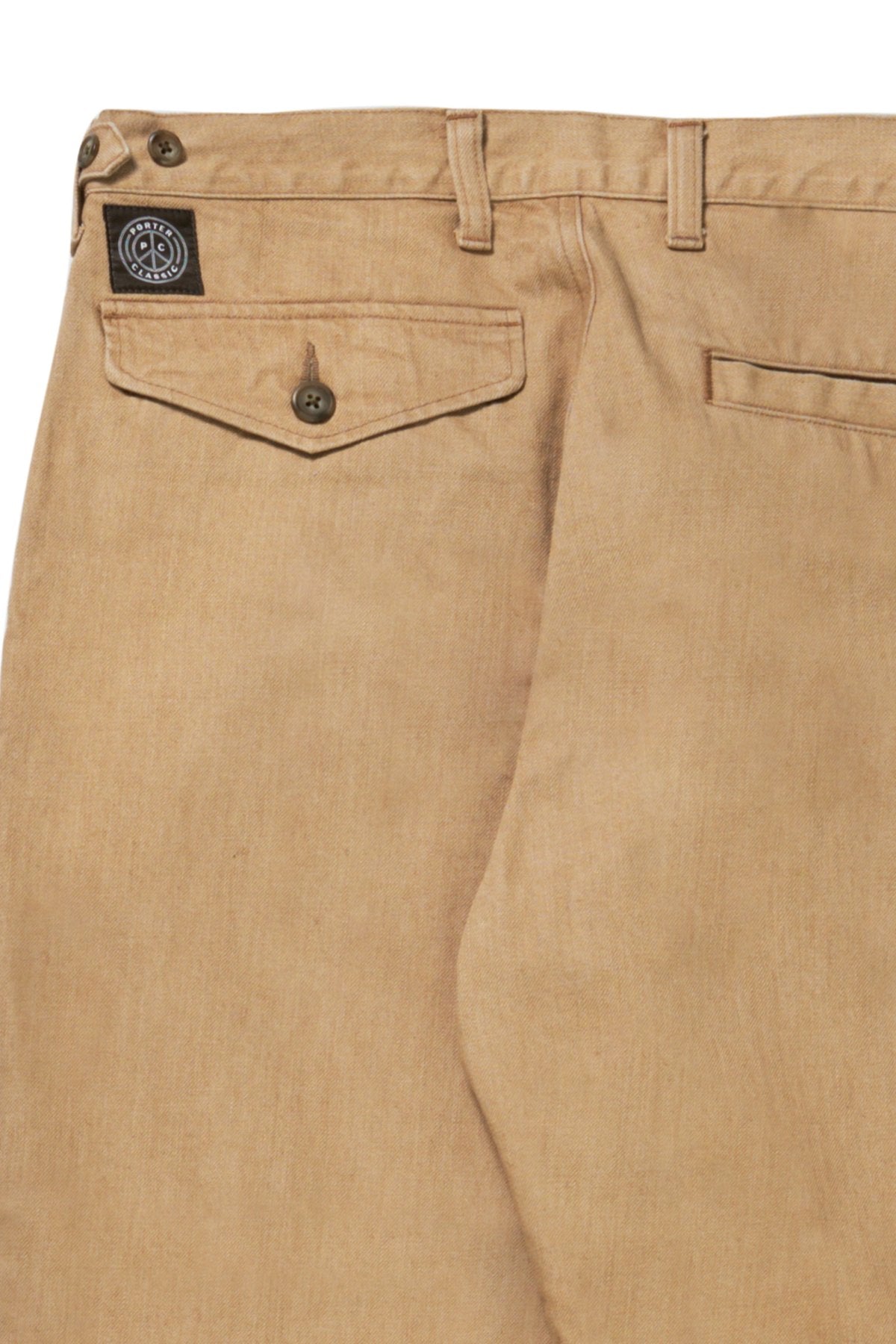 Porter Classic ★★★ - FORMAL DENIM PANTS - BEIGE