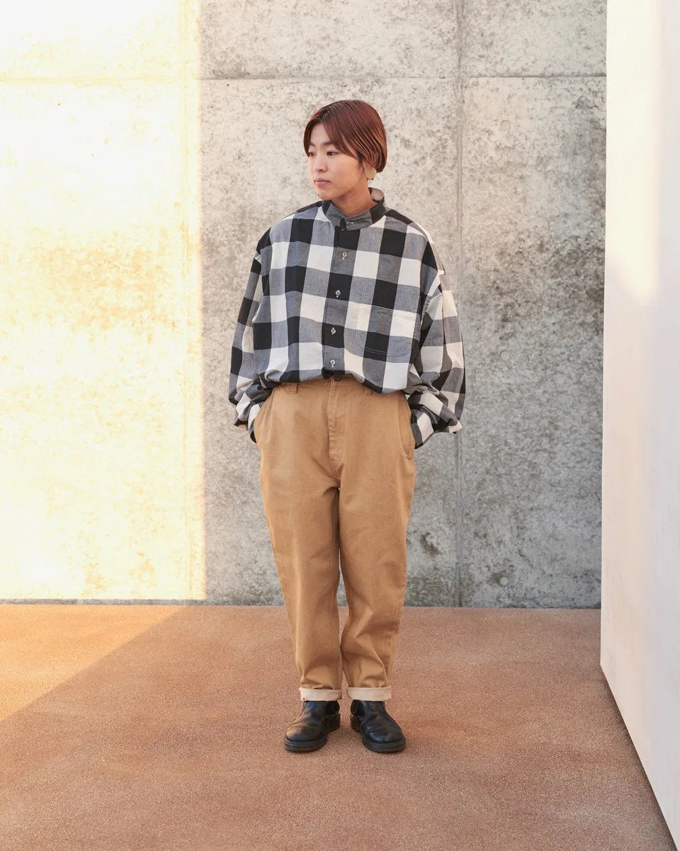 Porter Classic ★★★ - FORMAL DENIM PANTS - BEIGE