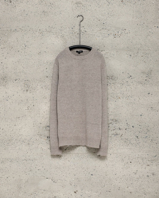 evan kinori - CREWNECK SWEATER CASHMERE/LINEN - OATMEAL