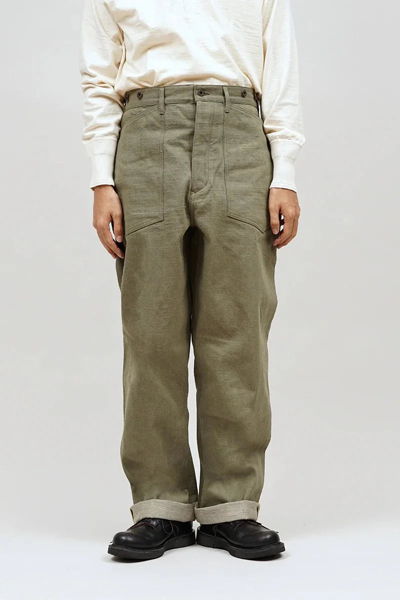 ◯ Nigel Cabourn - 30s US ARMY DENIM - GREEN – PHAETON ◯ Nigel Cabourn - 30s US ARMY DENIM - GREEN – PHAETON
