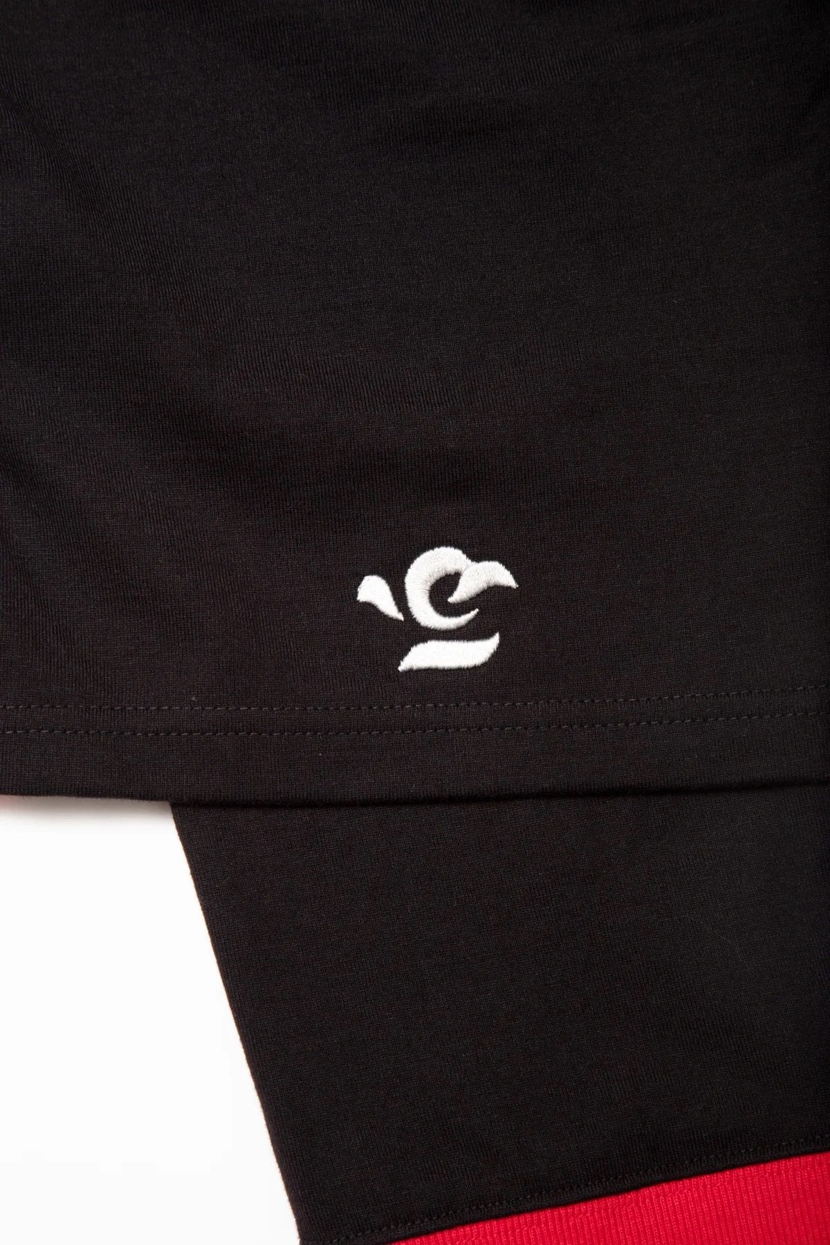quitan - KASANE EASY PANTS - BLACK/RED