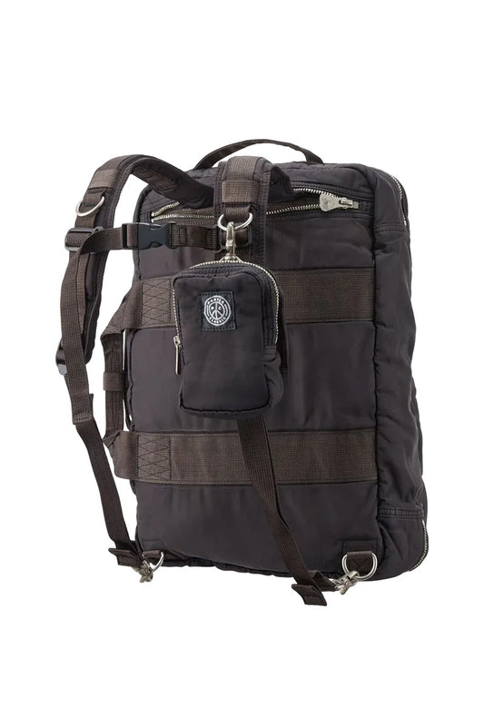 PORTER CLASSIC - SUPER NYLON 3 WAY BRIEFCASE M - BLACK