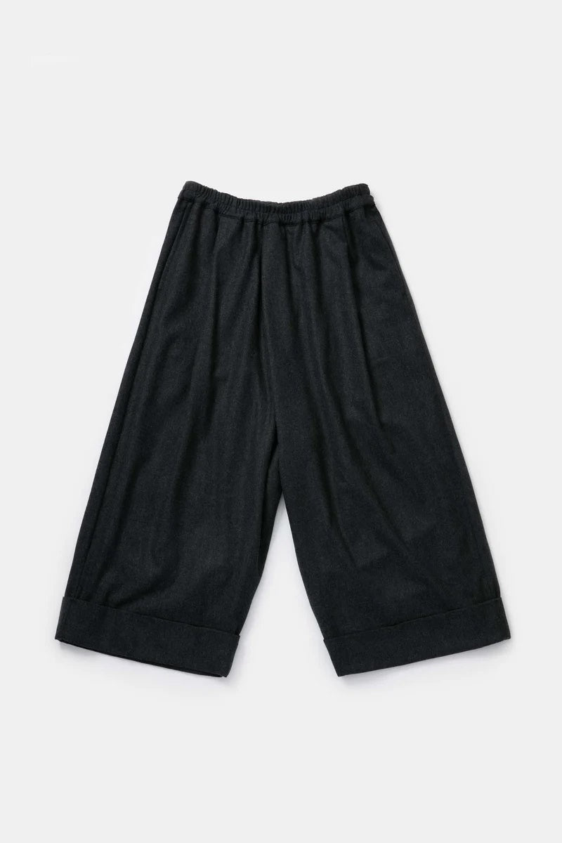 toogood - THE BAKER TROUSER WOOL CASH FLANNEL - CHARCOAL
