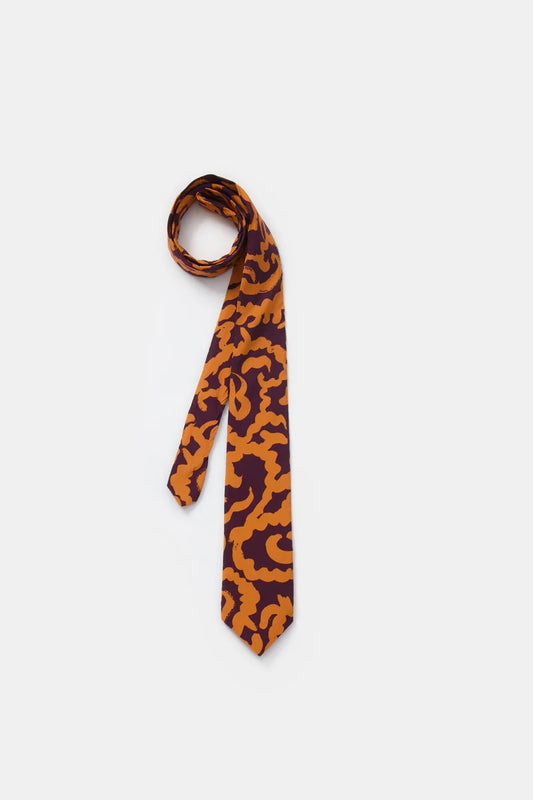 toogood - THE SCHOLAR TIE SLIPPER SATIN - NASTURTIUM