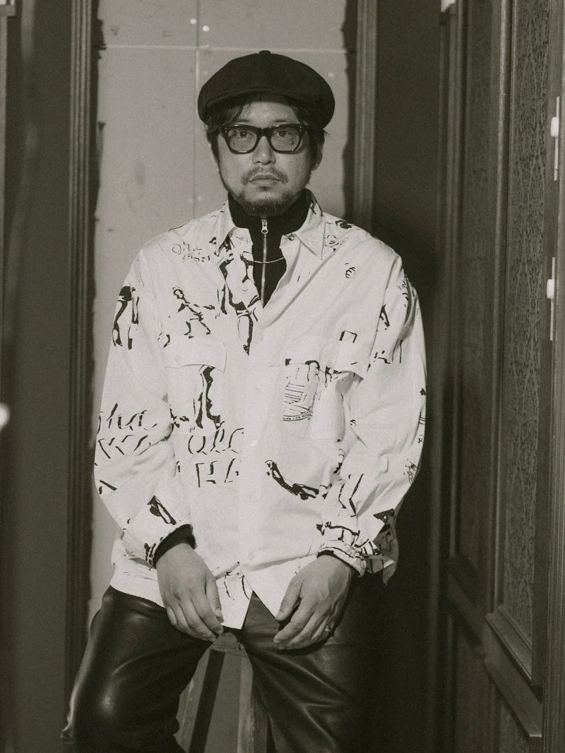 PORTER CLASSIC - ROLL UP HAWAIIAN OUTDOOR SHIRT - BEIGE