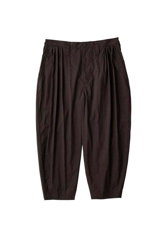 PORTER CLASSIC - POPLIN BEBOP PANTS - BROWN