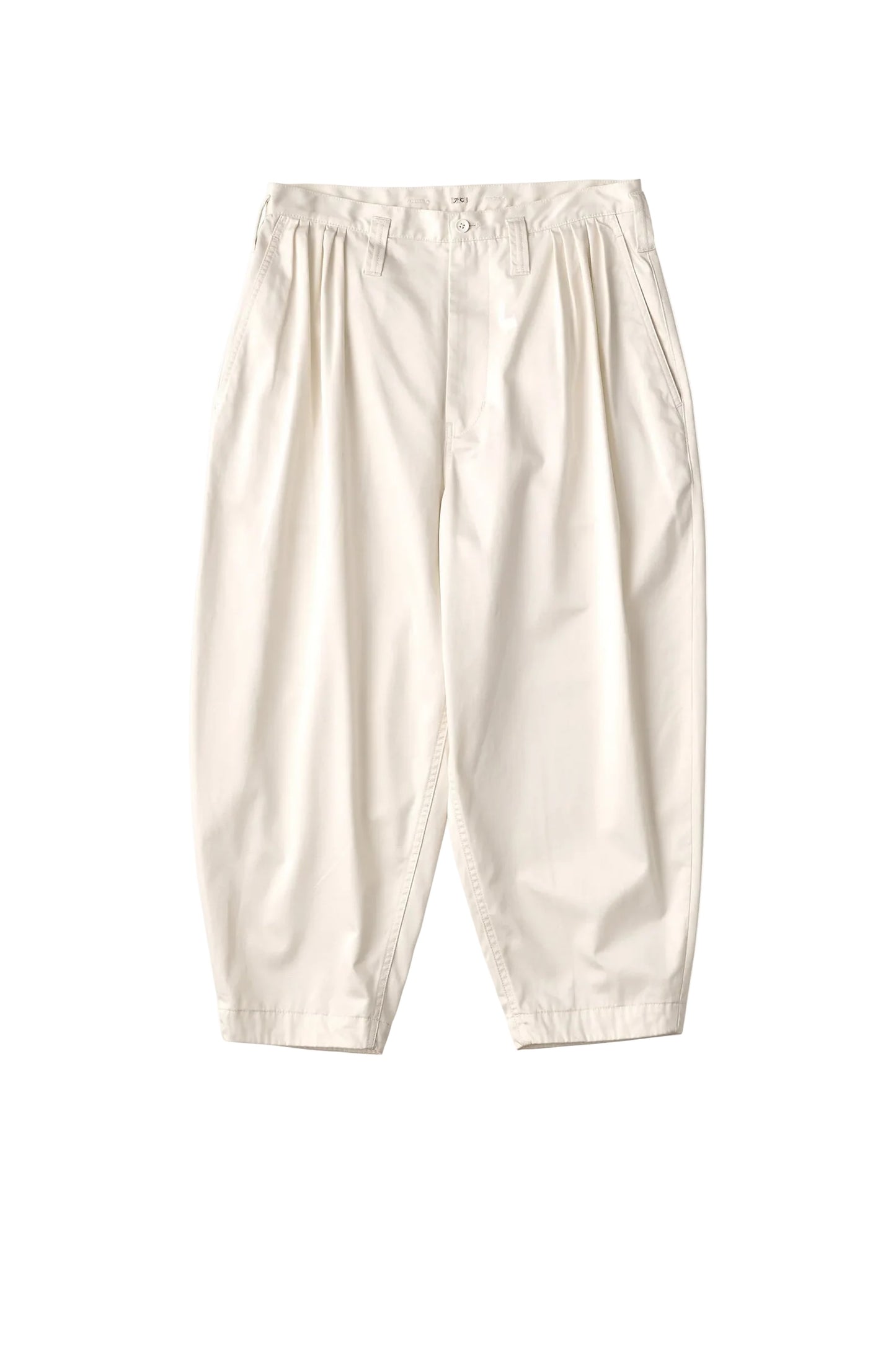 PORTER CLASSIC - SUMMER CHINOS BEBOP PANTS - WHITE