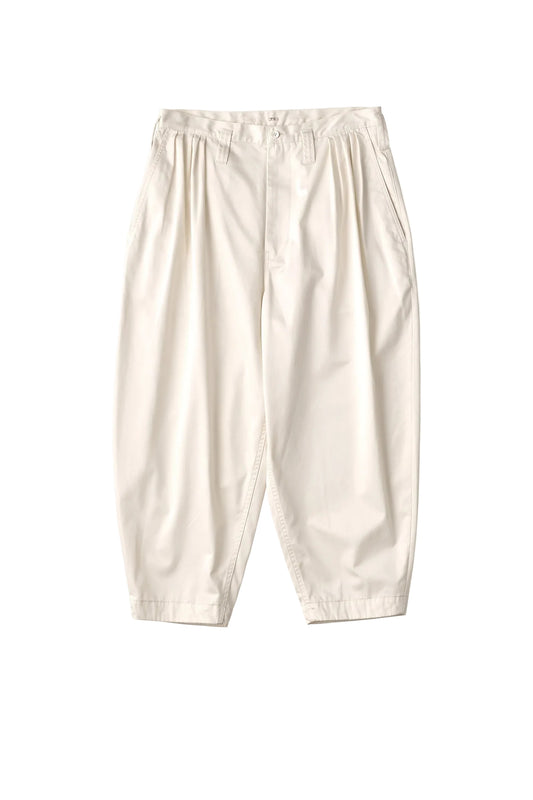 PORTER CLASSIC - SUMMER CHINOS BEBOP PANTS - WHITE