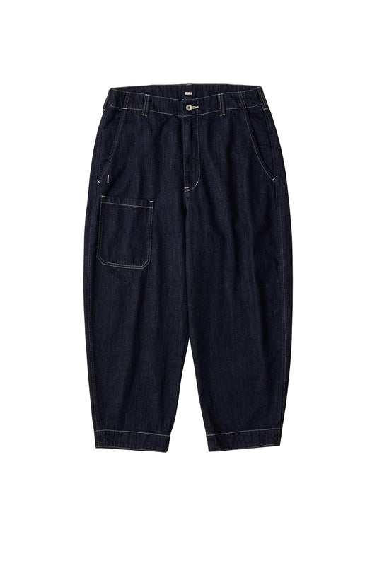 PORTER CLASSIC - STEINBECK DENIM POCKET PANTS - DARK NAVY