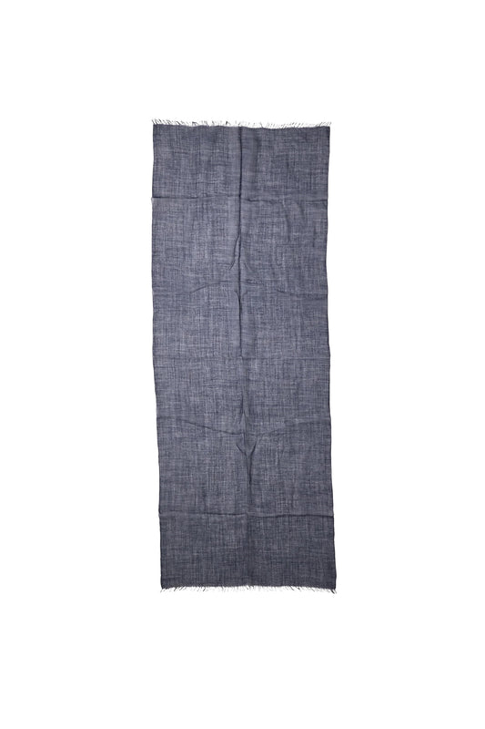 PORTER CLASSIC - INDIGO RAMIE STOLE - NAVY