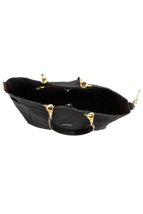 KICHIZO by Porter Classic - CUSTOM CANVAS TOTE BAG (STUDDED) - BLACK