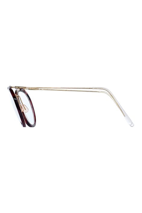 1960s FRANCE VINTAGE EYEWEAR -AMOR STYLE DEMI AMBER - OPT-076