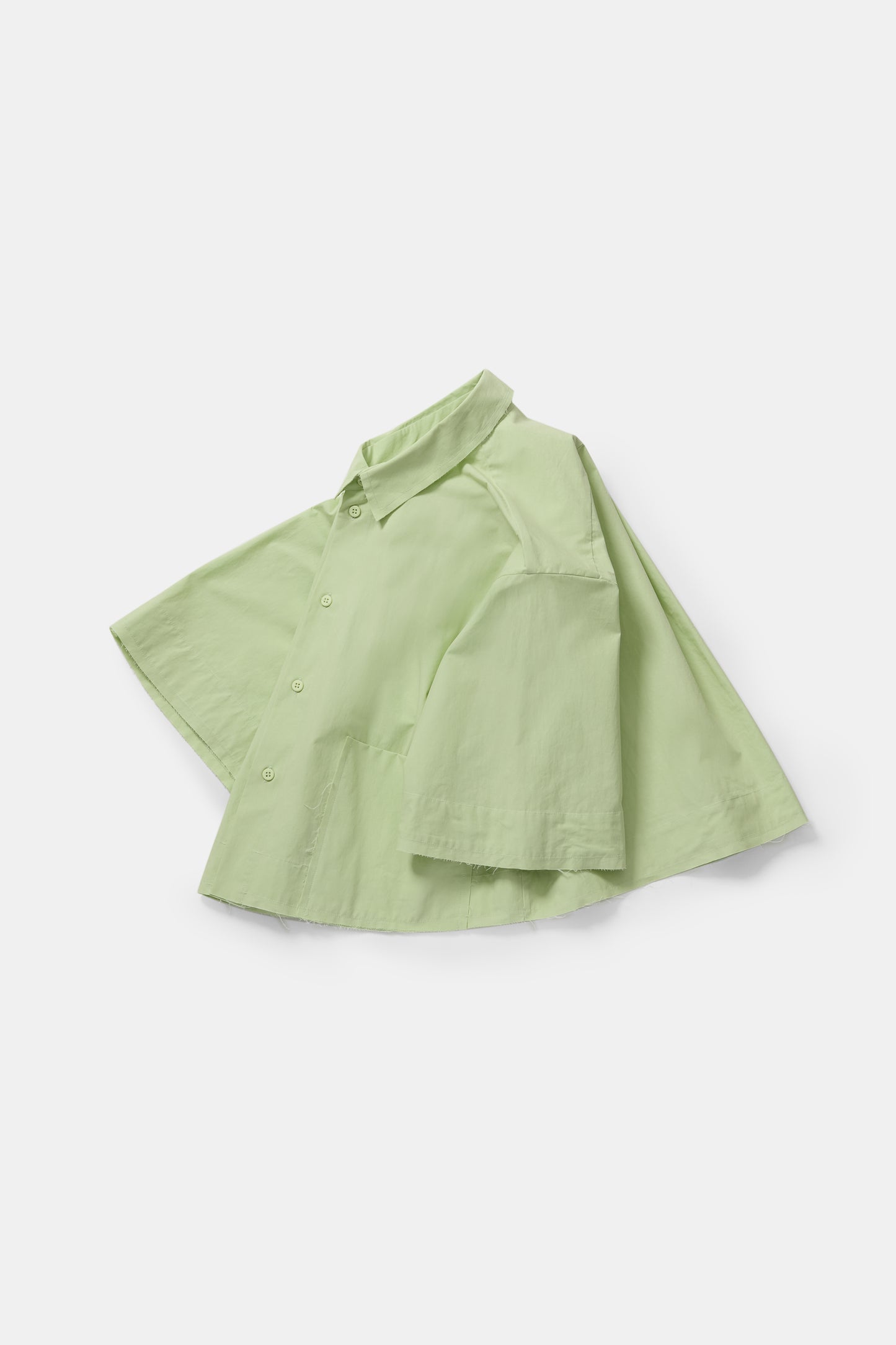 toogood - THE BOXER SHIRT CRISP COTTON - APPLE