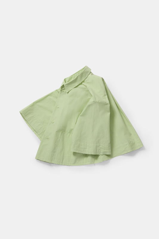 toogood - THE BOXER SHIRT CRISP COTTON - APPLE