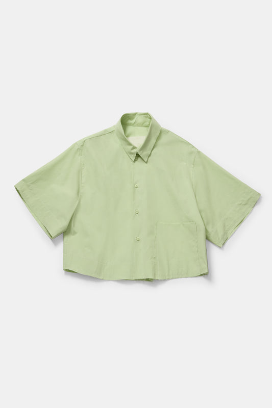 toogood - THE BOXER SHIRT CRISP COTTON - APPLE