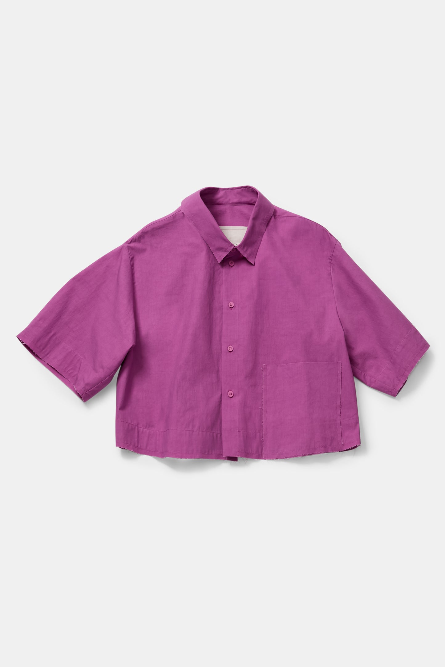 toogood - THE BOXER SHIRT CRISP COTTON - BERRY