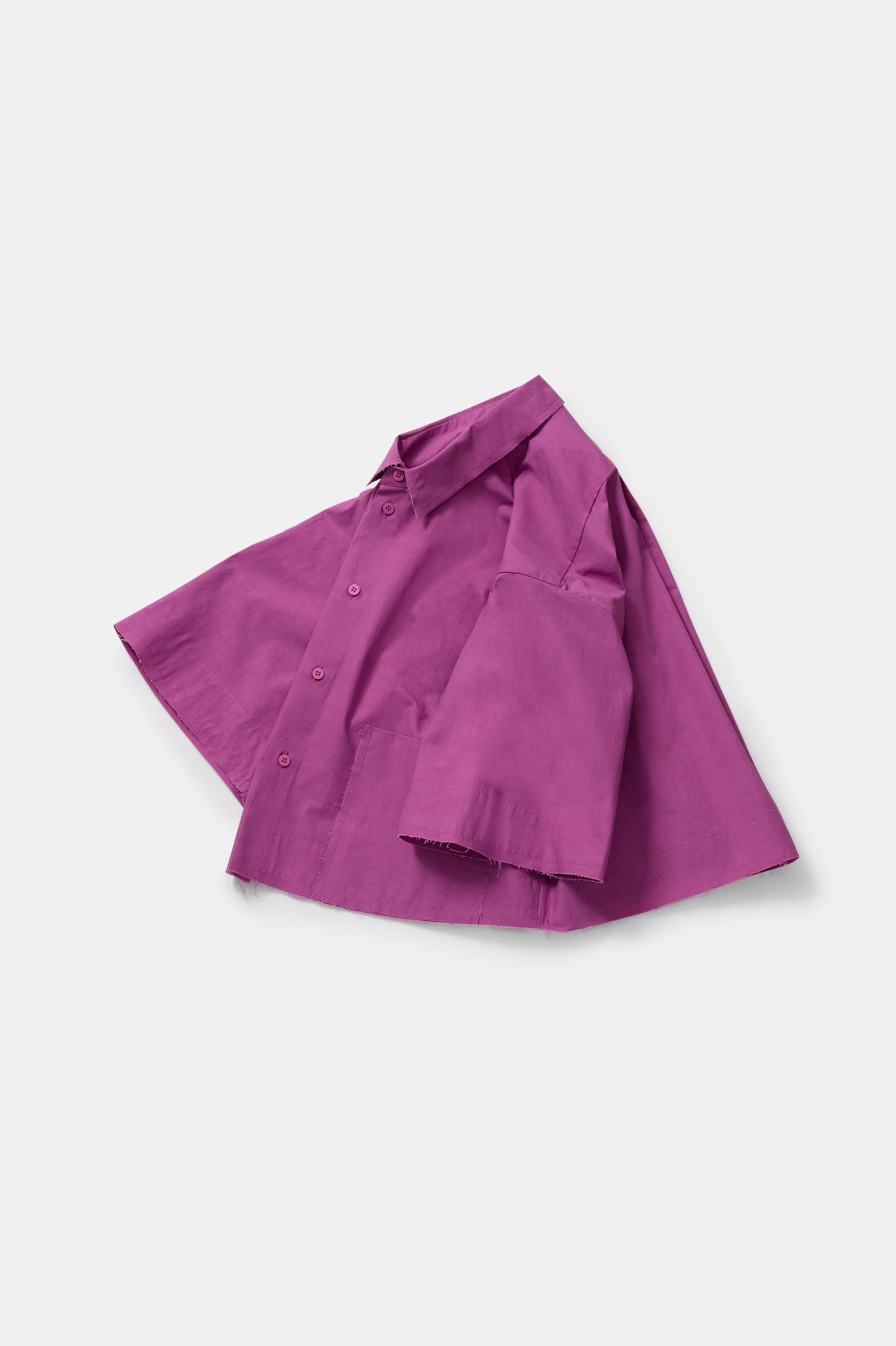 toogood - THE BOXER SHIRT CRISP COTTON - BERRY