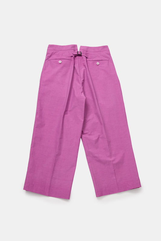 toogood - THE MAGICIAN TROUSER CRISP COTTON - BERRY