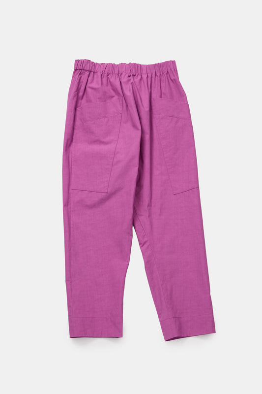 toogood - THE PERFUMER TROUSER CRISP COTTON - BERRY