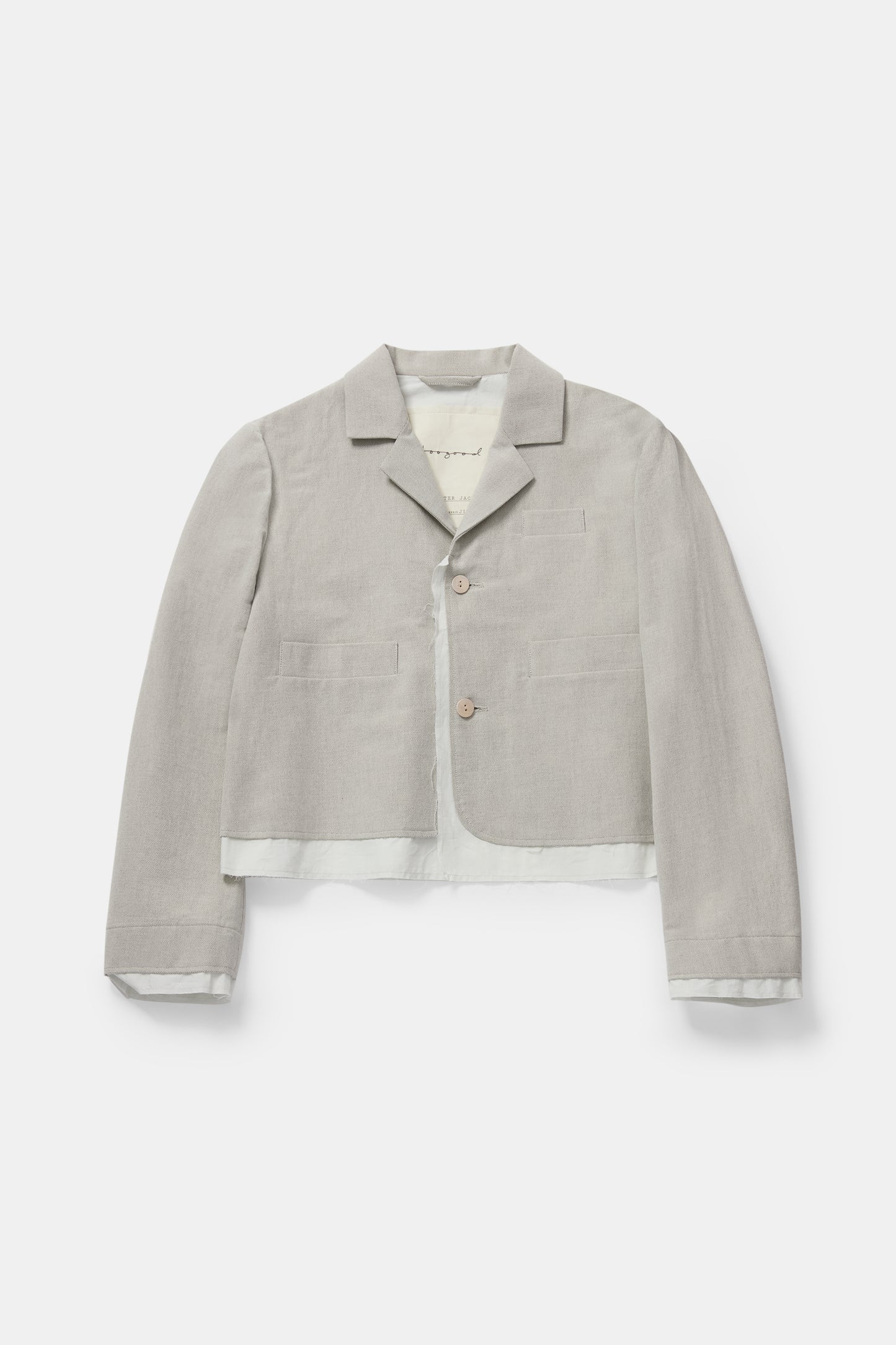 toogood - THE POTTER JACKET TWILL SUITING - CLOUDY
