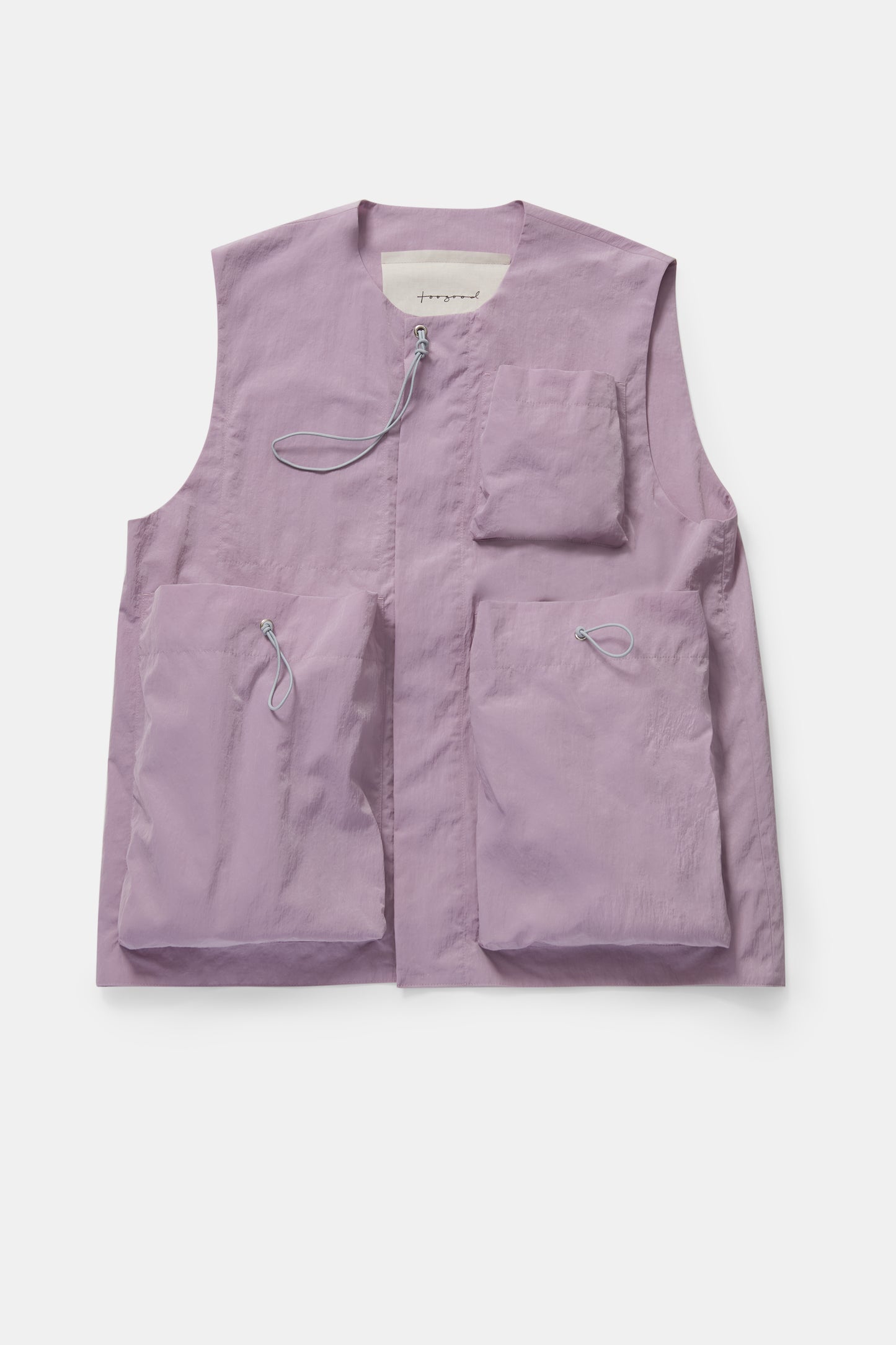 toogood - THE ROPER GILET - CRINKLED NYLON - HEATHER