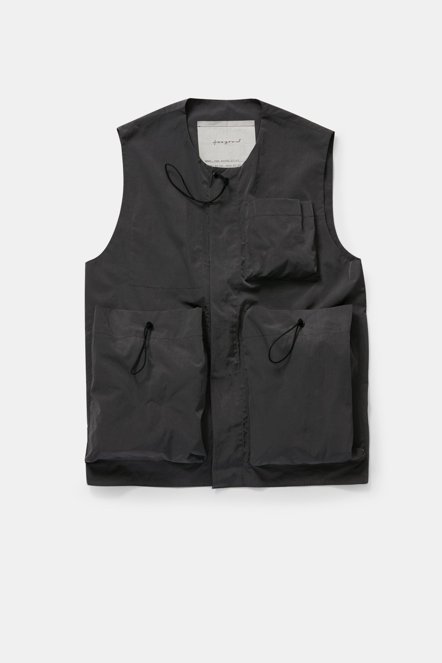 toogood - THE ROPER GILET - CRINKLED NYLON - PENCIL