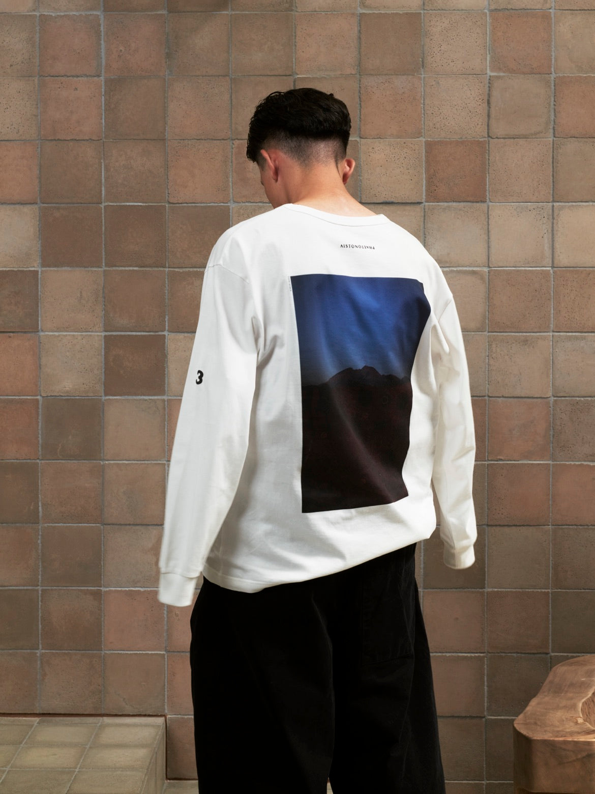 AISTON × PHAETON PHOTO TEE2 L/S - WHITE
