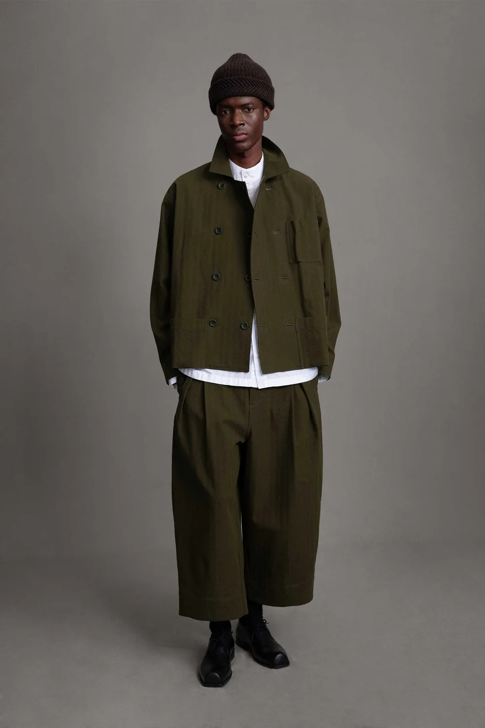 toogood - THE COOK JACKET HERRINGBONE SUITING - HEATH